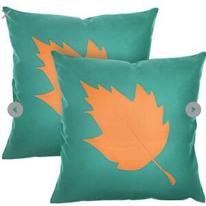 18" x 18" Pillow Covers Set of 2 Faux Leather Pillow Cover Pillow Case